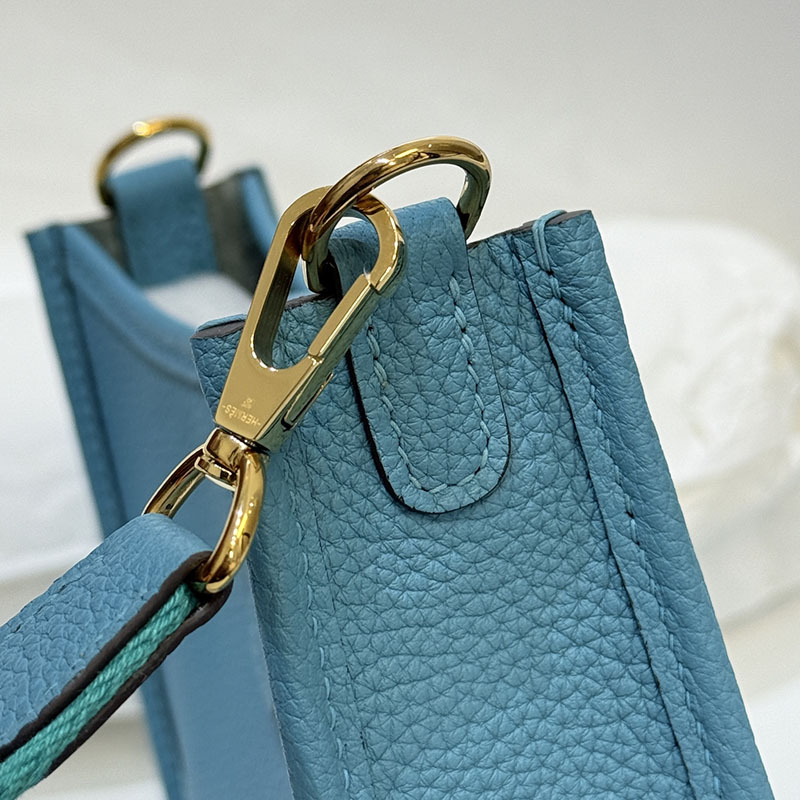 エルメス 斜 めがけ エブリン ミニ HERMES エヴリン TPM ブルージーン トリヨンクレマンス ゴールド金具 2627654 エルメス 海外通販 - 画像 (2)