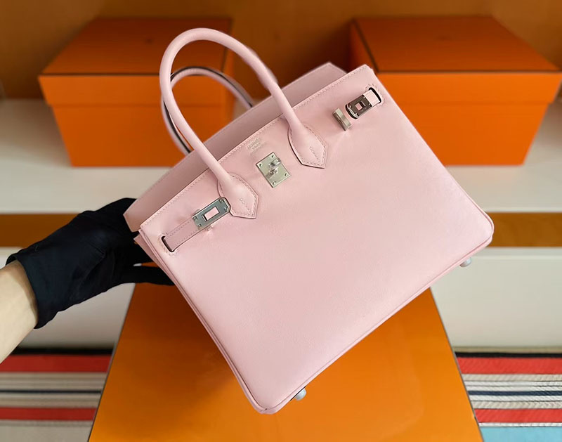 エルメス バーキン25 HERMES バーキン25 ローズサクラ スイフト シルバー金具 2627740 エルメス 新作バッグ - 画像 (5)