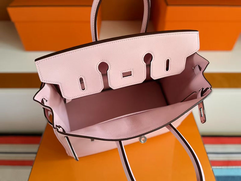 エルメス バーキン25 HERMES バーキン25 ローズサクラ スイフト シルバー金具 2627740 エルメス 新作バッグ - 画像 (4)