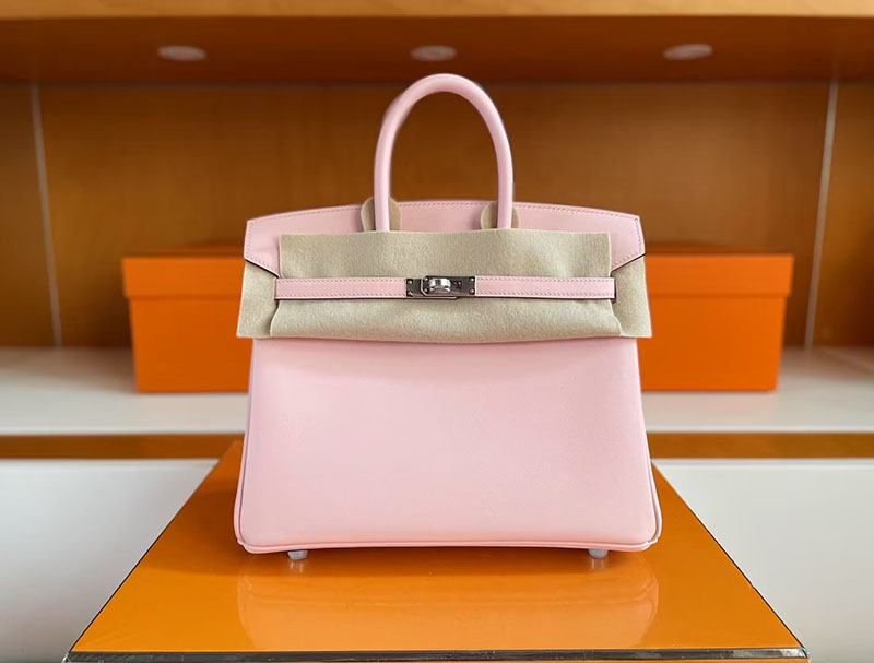 エルメス バーキン25 HERMES バーキン25 ローズサクラ スイフト シルバー金具 2627740 エルメス 新作バッグ - 画像 (3)