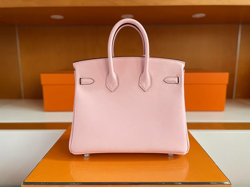 エルメス バーキン25 HERMES バーキン25 ローズサクラ スイフト シルバー金具 2627740 エルメス 新作バッグ - 画像 (2)
