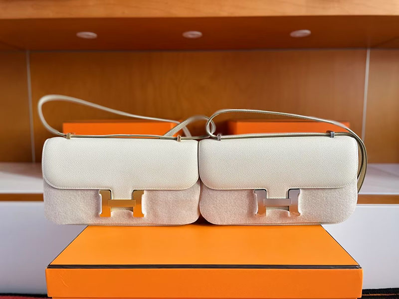 エルメス コンスタンス エラン HERMES コンスタンス1 エラン クレ ヴォーエプソン シルバー金具 2627745 エルメス 新作バッグ - 画像 (5)