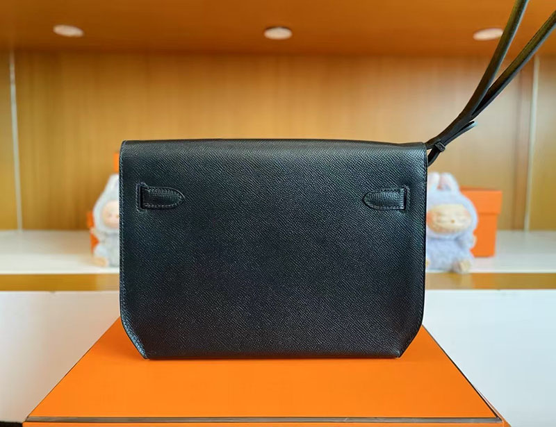 エルメス ケリーデペッシュ 25 HERMES ケリーデペッシュ25 黒 ブラック ヴォーエプソン シルバー金具 2627762 エルメス 新作バッグ - 画像 (8)