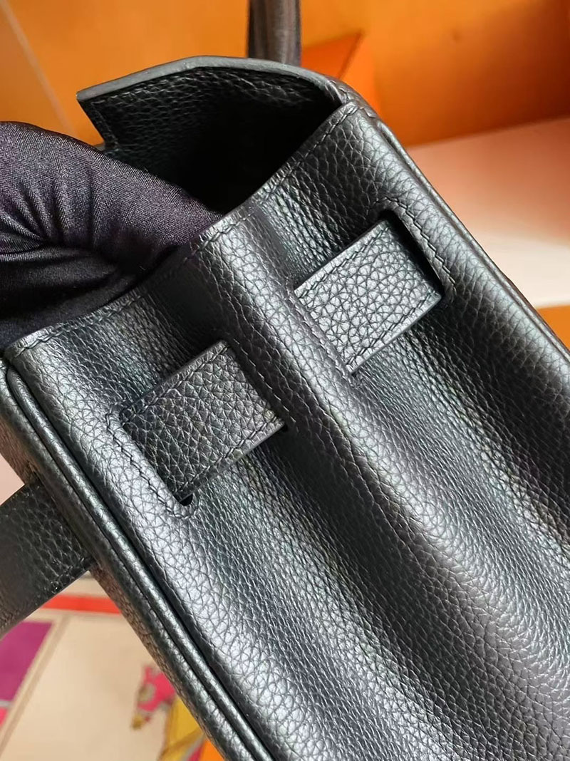 エルメス ケリー40 HERMES ケリー40 メンズ 黒 ブラック トゴ シルバー金具 2627769 エルメス 新作バッグ - 画像 (6)