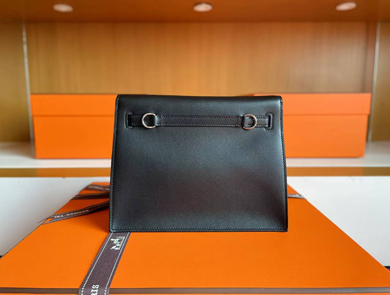 エルメス リュック レディース HERMES ケリーダンス2 黒 ブラック スイフト シルバー金具 2627785 エルメス 新作バッグ - 画像 (3)