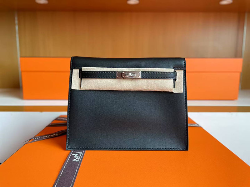 エルメス リュック レディース HERMES ケリーダンス2 黒 ブラック スイフト シルバー金具 2627785 エルメス 新作バッグ - 画像 (2)