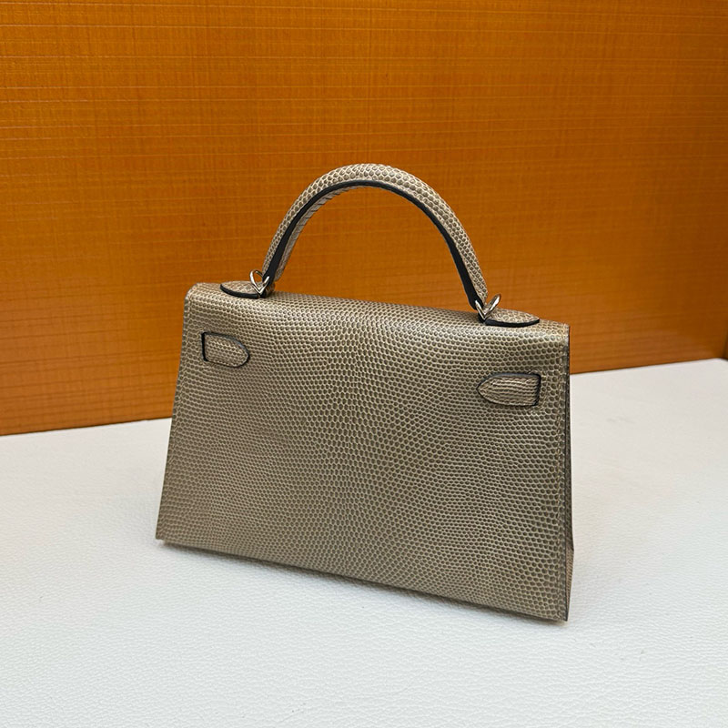 エルメス リザード HERMES ケリーミニ2 外縫い フィセル リザード シルバー金具 2627789 エルメス 新作バッグ - 画像 (8)
