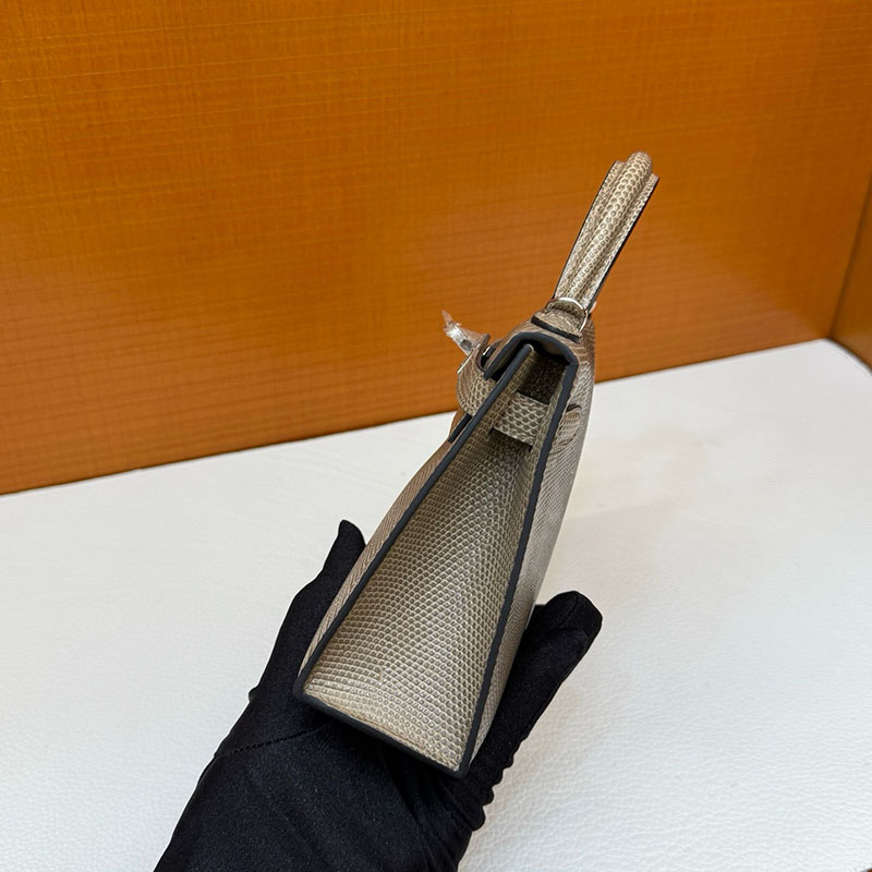 エルメス リザード HERMES ケリーミニ2 外縫い フィセル リザード シルバー金具 2627789 エルメス 新作バッグ - 画像 (5)