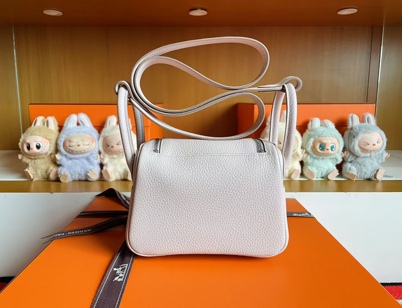 ミニバッグ レディース 人気ブランド HERMES ミニリンディ モーヴペール トリヨンクレマンス シルバー金具 2627804 エルメス 新作バッグ - 画像 (4)