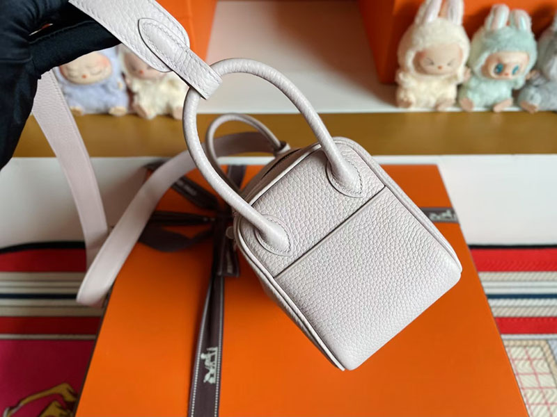 ミニバッグ レディース 人気ブランド HERMES ミニリンディ モーヴペール トリヨンクレマンス シルバー金具 2627804 エルメス 新作バッグ - 画像 (2)