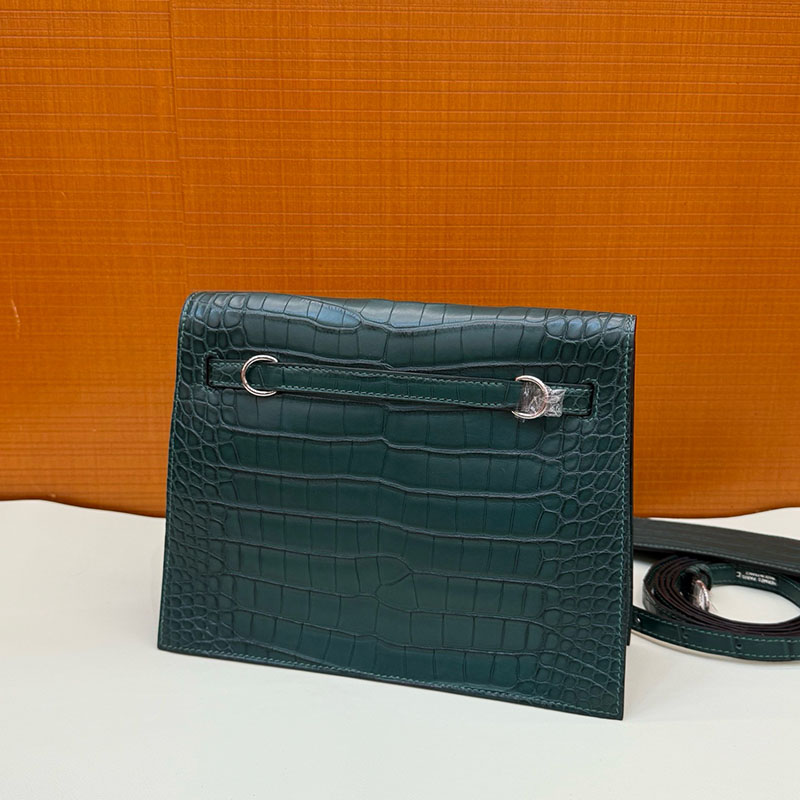 エルメス リュック 公式 HERMES ケリーダンス2 ヴェールシプレ クロコダイル シルバー金具 2627806 エルメス 新作バッグ - 画像 (2)