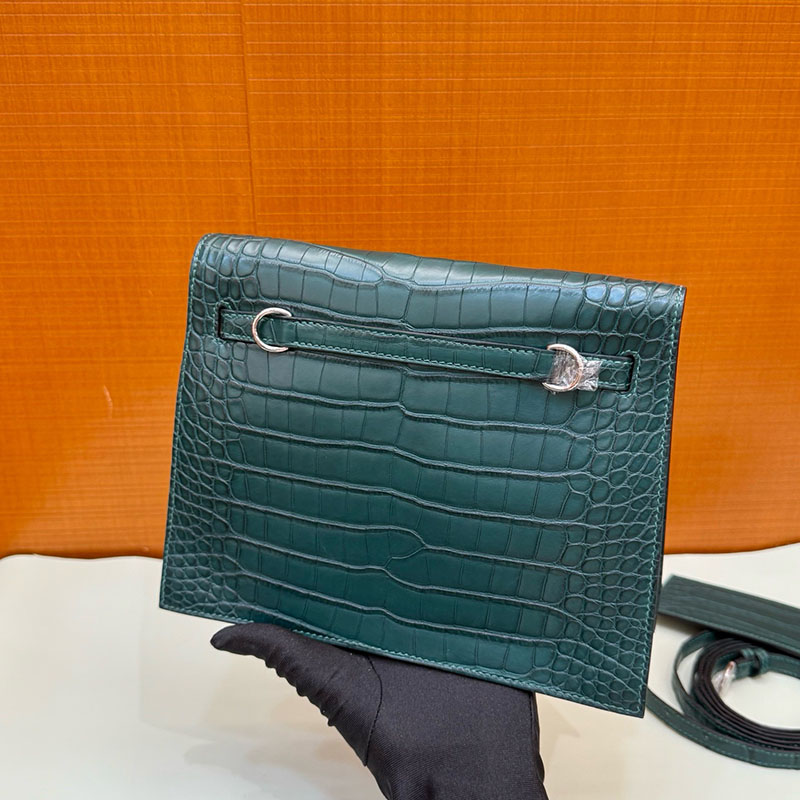 エルメス リュック 公式 HERMES ケリーダンス2 ヴェールシプレ クロコダイル シルバー金具 2627806 エルメス 新作バッグ - 画像 (11)
