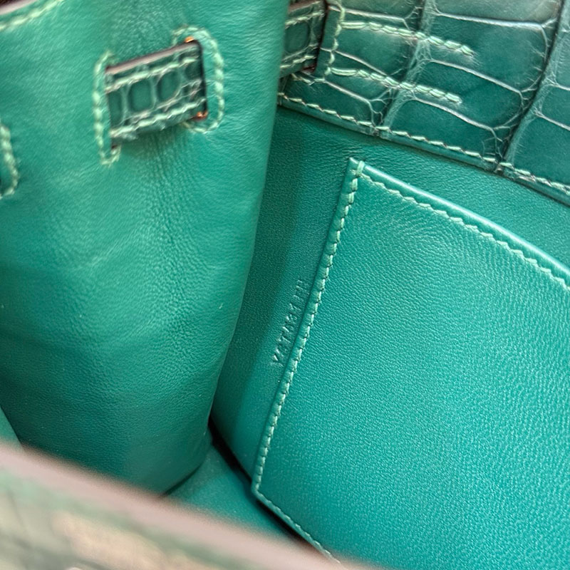 エルメス リュック 公式 HERMES ケリーダンス2 ヴェールシプレ クロコダイル シルバー金具 2627806 エルメス 新作バッグ - 画像 (7)
