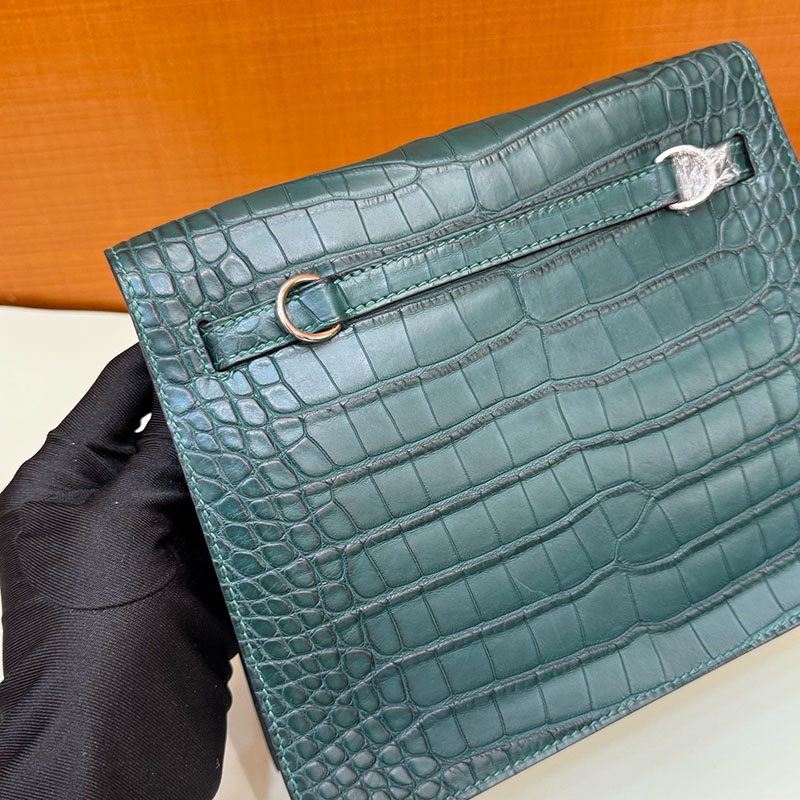 エルメス リュック 公式 HERMES ケリーダンス2 ヴェールシプレ クロコダイル シルバー金具 2627806 エルメス 新作バッグ - 画像 (4)
