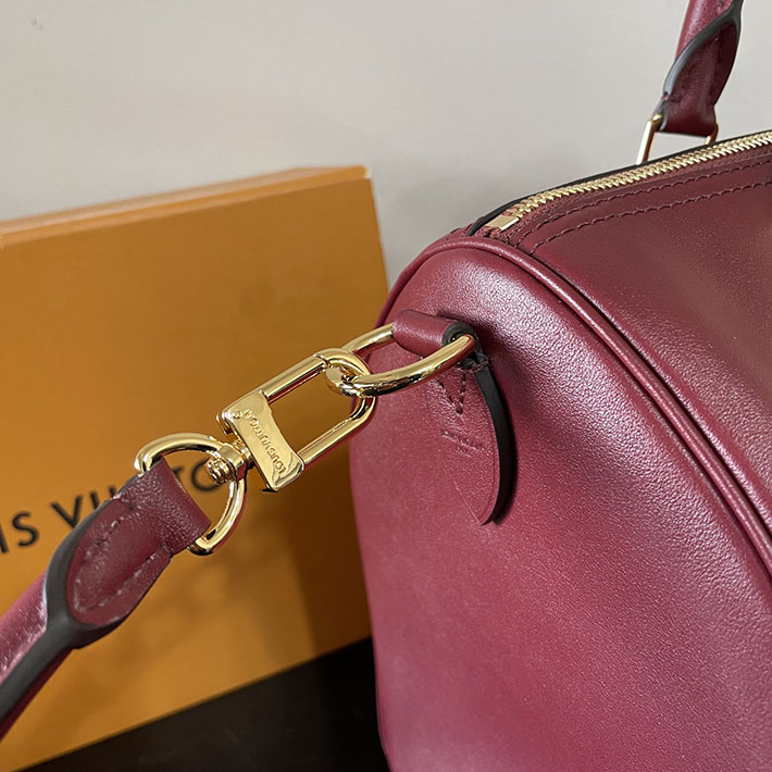 ルイヴィトン販売店舗 バッグ レディース Louis Vuitton スピーディ・ソフト 30 プラム M25766 ルイヴィトン スピーディ 新作 - 画像 (4)