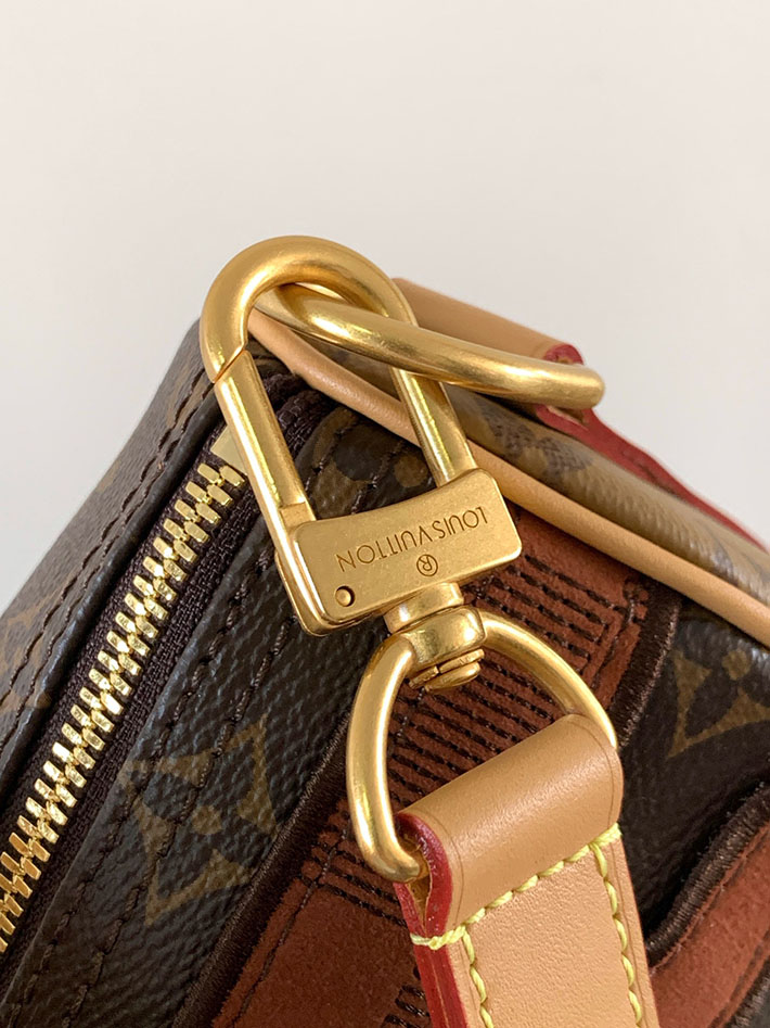 ルイヴィトン販売店舗 バッグ メンズ Louis Vuitton キーポル・バンドリエール 25 ブラウン M15428 スピーディ バンド リエール 30 口コミ - 画像 (5)