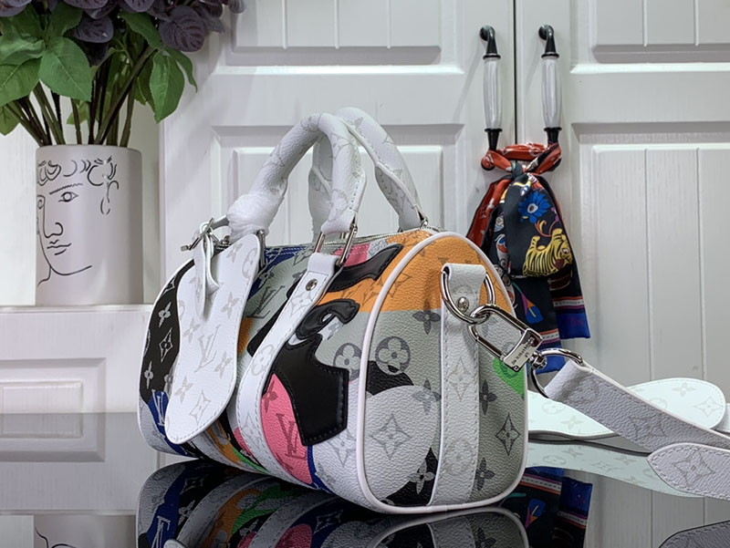 ルイヴィトン並行輸入品 LOUIS VUITTON キーポルバンドリエール25 マルチカラー モノグラム M46701 ルイヴィトン キーポル25 - 画像 (9)