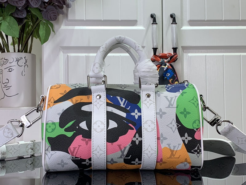 ルイヴィトン並行輸入品 LOUIS VUITTON キーポルバンドリエール25 マルチカラー モノグラム M46701 ルイヴィトン キーポル25 - 画像 (8)