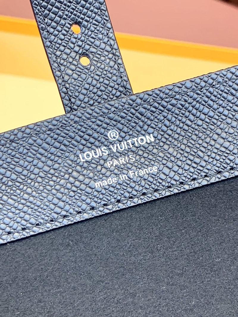 ルイヴィトン並行輸入品 LOUIS VUITTON エテュイ・3 モントル ブラック タイガレザー M32609 ウォッチケース 高級ブランド - 画像 (6)