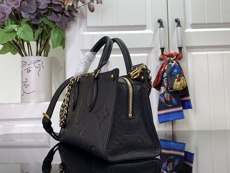 ルイヴィトン並行輸入品 LOUIS VUITTON オンザゴー EW ノワール レインカウハイドレザー M23640 ルイヴィトン オンザゴー 新作 - 画像 (8)