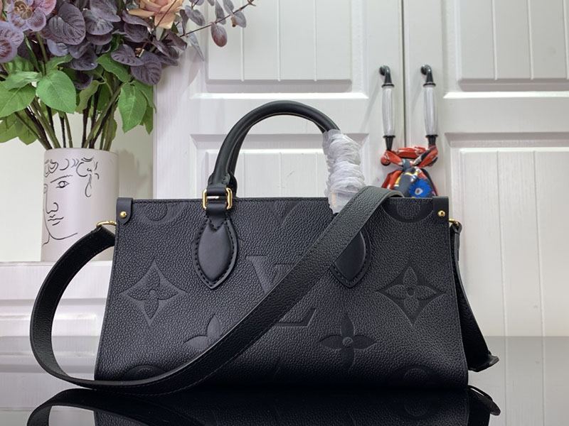 ルイヴィトン並行輸入品 LOUIS VUITTON オンザゴー EW ノワール レインカウハイドレザー M23640 ルイヴィトン オンザゴー 新作 - 画像 (7)