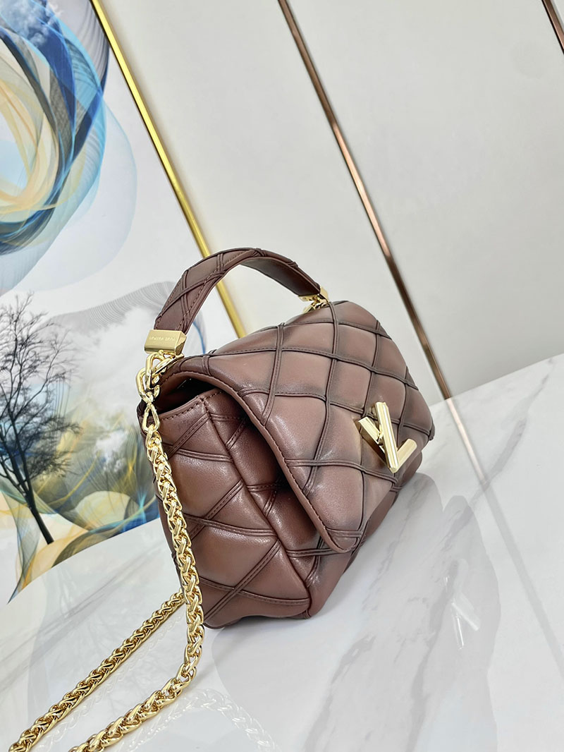 ルイヴィトン並行輸入品 LOUIS VUITTON GO-14 MM ショルダーバッグ スモークドタン ラムレザー M23601 ルイヴィトン バッグ ショルダー - 画像 (6)