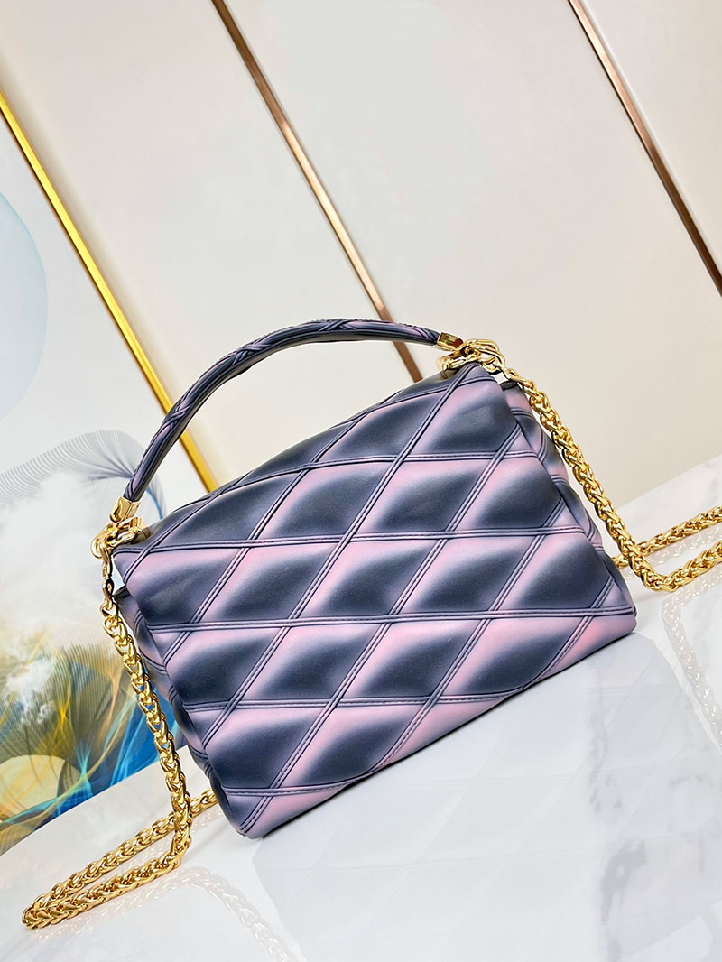 ルイヴィトン並行輸入品 LOUIS VUITTON GO-14 MM ショルダーバッグ ブラック ピンク ラムレザー M23569 ルイヴィトン バッグ 安い順 - 画像 (8)