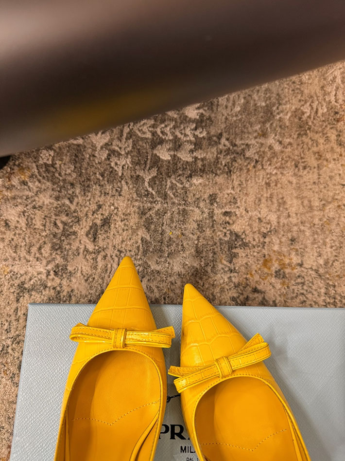 プラダ 靴 シューズ レディース 海外通販 PRADA パテントレザー スリングバックパンプス 2628202 プラダ パンプス アウトレット - 画像 (8)