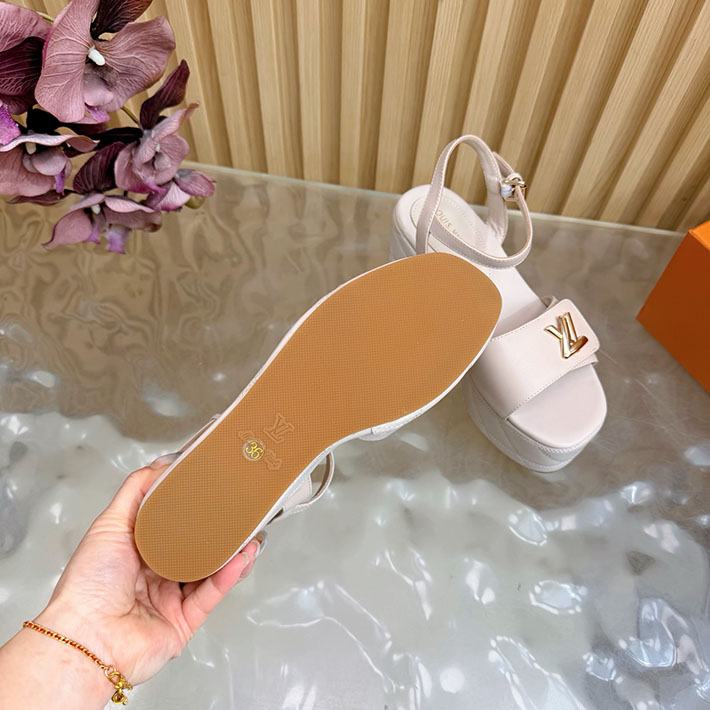 ルイヴィトン アウトレット店舗 靴 レディース LV シェイクライン デニム サンダル インディゴブルー 2628206 ルイヴィトン サンダル デニム - 画像 (8)