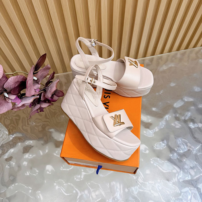 ルイヴィトン アウトレット店舗 靴 レディース LV シェイクライン デニム サンダル インディゴブルー 2628206 ルイヴィトン サンダル デニム - 画像 (6)