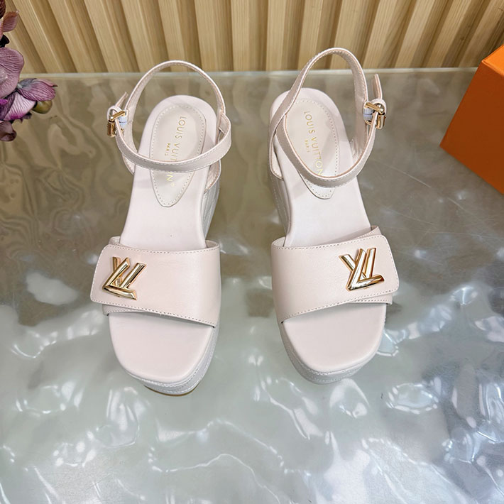 ルイヴィトン アウトレット店舗 靴 レディース LV シェイクライン デニム サンダル インディゴブルー 2628206 ルイヴィトン サンダル デニム - 画像 (3)