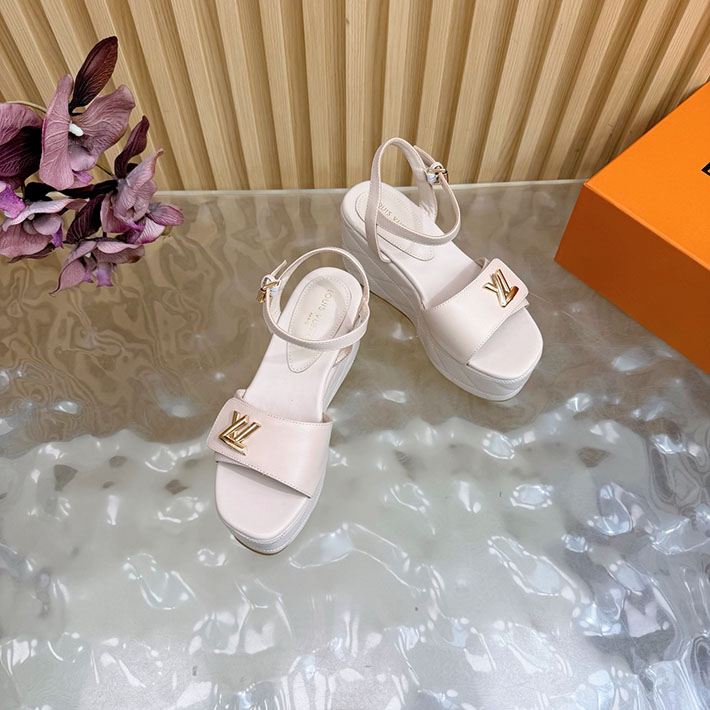 ルイヴィトン アウトレット店舗 靴 レディース LV シェイクライン デニム サンダル インディゴブルー 2628206 ルイヴィトン サンダル デニム - 画像 (2)