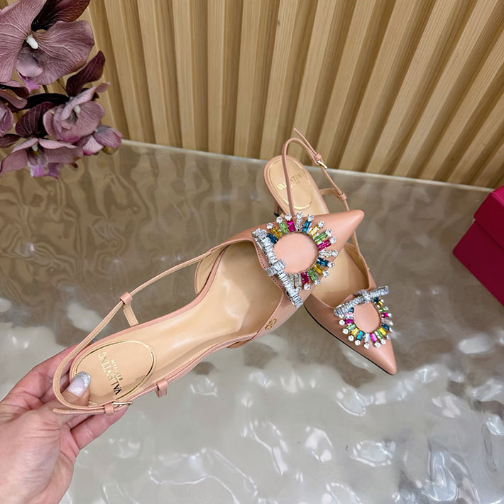 ヴァレンティノ 靴 シューズ レディース VALENTINO 80mm レザースクエアビジューパンプス 2628217 ヴァレンティノ パンプス セール - 画像 (10)