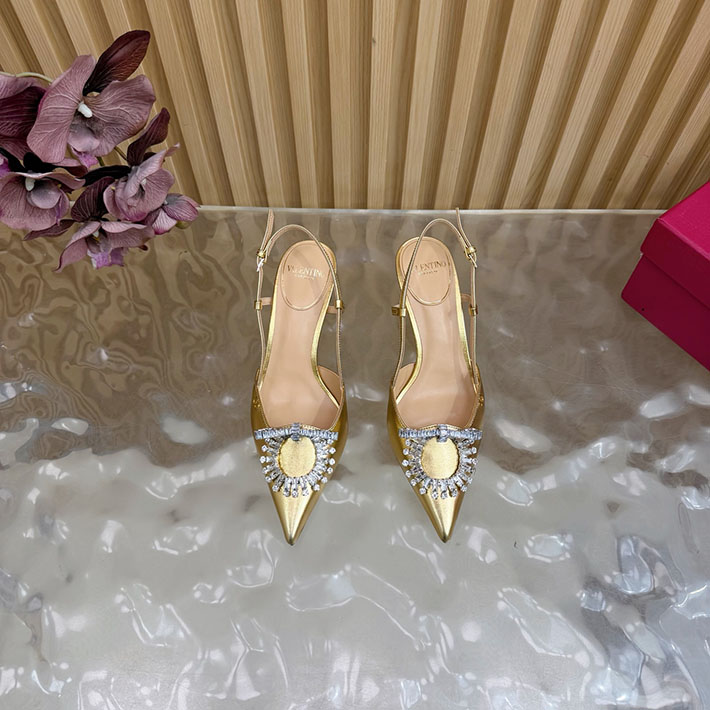 ヴァレンティノ 靴 シューズ レディース VALENTINO 65mm レザースクエアビジューパンプス 2628221 ヴァレンティノ 靴 レディース - 画像 (9)
