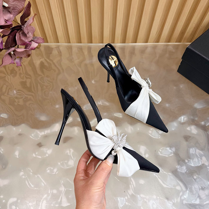 最高級サンローランスーパーコピー Saint Laurent バビロン ブルトイユ スリングバックパンプス 2628223 イブ サン ローラン パンプス 値段 - 画像 (9)