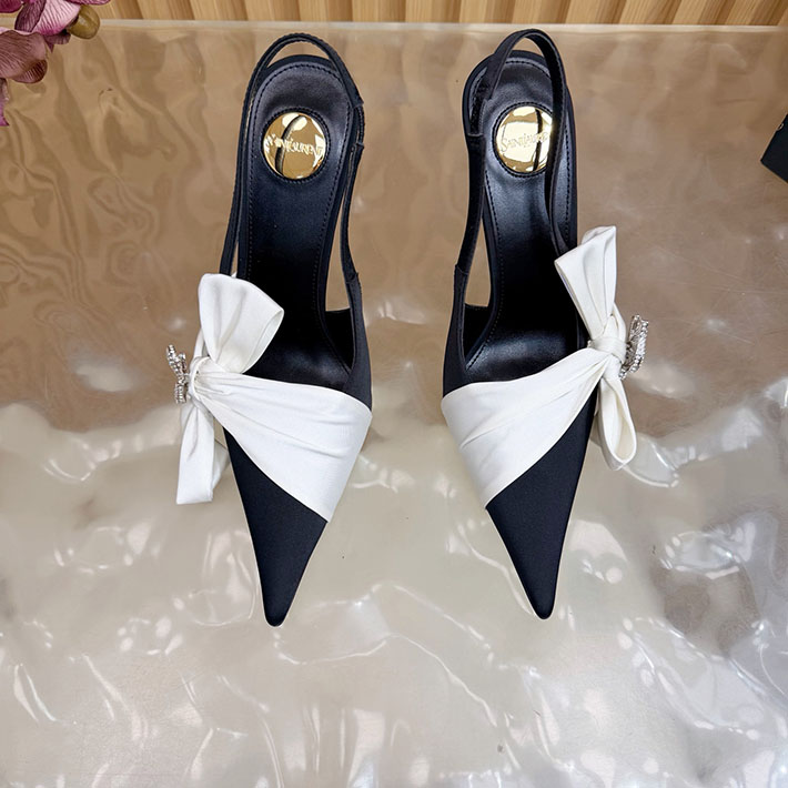 最高級サンローランスーパーコピー Saint Laurent バビロン ブルトイユ スリングバックパンプス 2628223 イブ サン ローラン パンプス 値段 - 画像 (4)