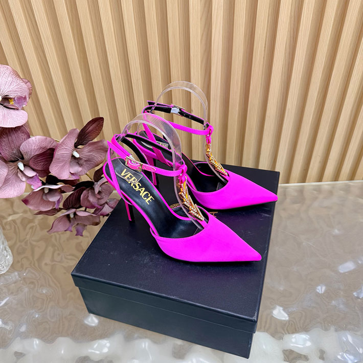 最高級ヴェルサーチェスーパーコピー VERSACE セーフティ ピン キトン ヒール パンプス 2628231 ヴェルサーチ ヒール - 画像 (8)