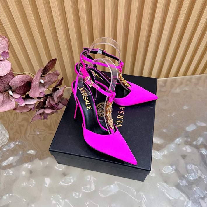 最高級ヴェルサーチェスーパーコピー VERSACE セーフティ ピン キトン ヒール パンプス 2628231 ヴェルサーチ ヒール - 画像 (7)