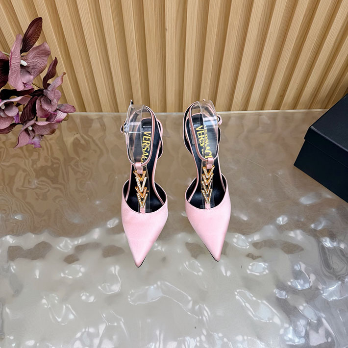 最高級ヴェルサーチェスーパーコピー VERSACE セーフティ ピン キトン ヒール パンプス 2628234 ヴェルサーチ アウトレット 店舗 - 画像 (6)
