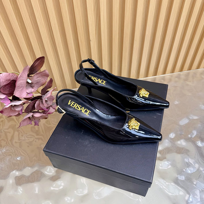最高級ヴェルサーチェスーパーコピー VERSACE ラ メドゥーサ レザーパンプス 50 mm 2628240 パンプス ブランド 高級 - 画像 (10)