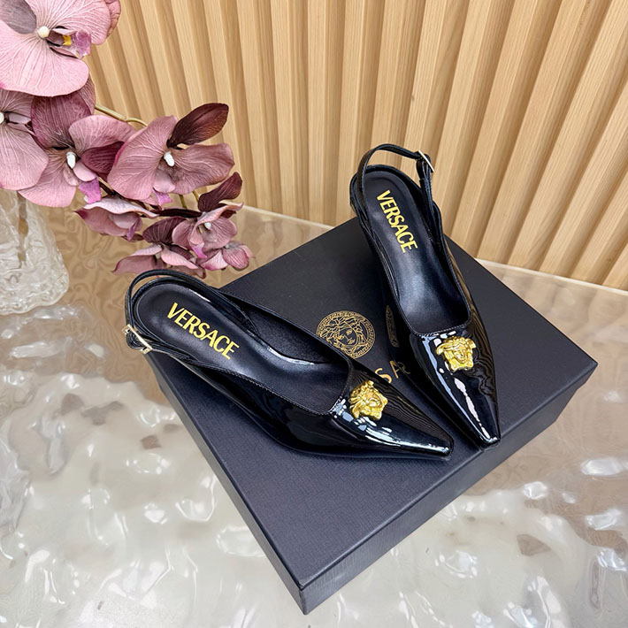 最高級ヴェルサーチェスーパーコピー VERSACE ラ メドゥーサ レザーパンプス 50 mm 2628240 パンプス ブランド 高級 - 画像 (8)