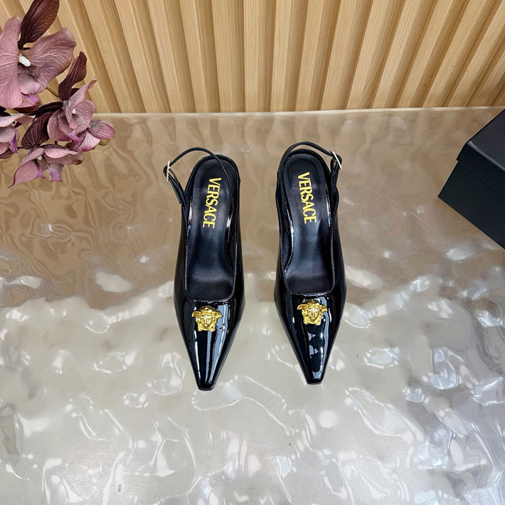 最高級ヴェルサーチェスーパーコピー VERSACE ラ メドゥーサ レザーパンプス 50 mm 2628240 パンプス ブランド 高級 - 画像 (7)