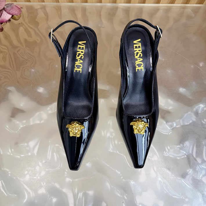 最高級ヴェルサーチェスーパーコピー VERSACE ラ メドゥーサ レザーパンプス 50 mm 2628240 パンプス ブランド 高級 - 画像 (6)