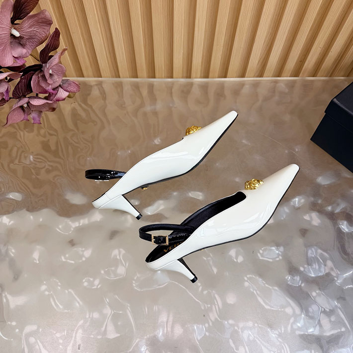 最高級ヴェルサーチェスーパーコピー VERSACE ラ メドゥーサ レザーパンプス 50 mm 2628241 パンプスブランド 20代 - 画像 (9)