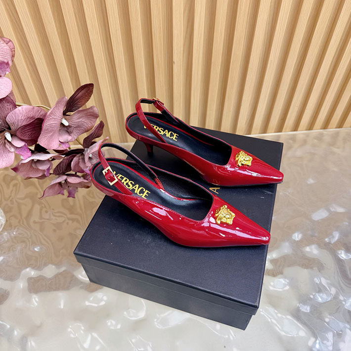 最高級ヴェルサーチェスーパーコピー VERSACE ラ メドゥーサ レザーパンプス 50 mm 2628242 パンプスブランド 30代 - 画像 (8)