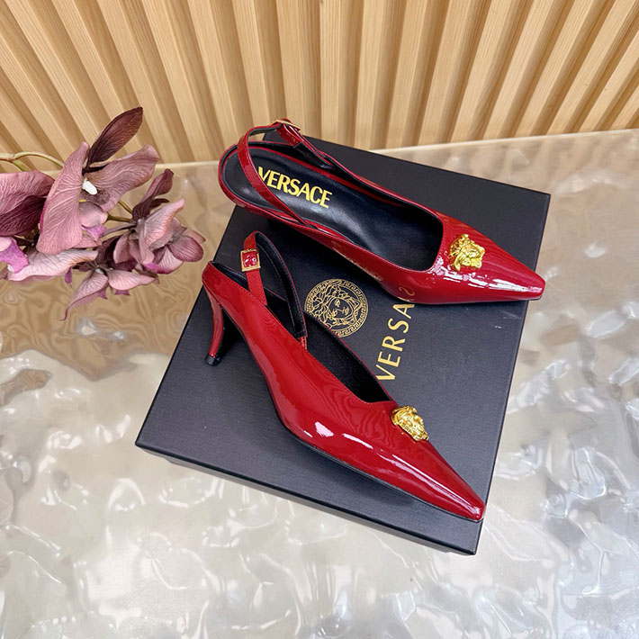 最高級ヴェルサーチェスーパーコピー VERSACE ラ メドゥーサ レザーパンプス 50 mm 2628242 パンプスブランド 30代 - 画像 (7)