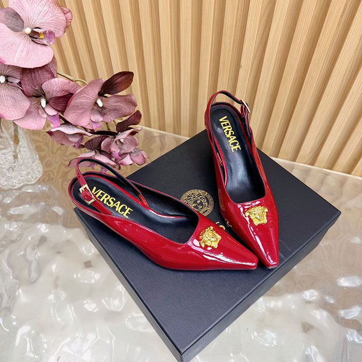 最高級ヴェルサーチェスーパーコピー VERSACE ラ メドゥーサ レザーパンプス 50 mm 2628242 パンプスブランド 30代 - 画像 (6)