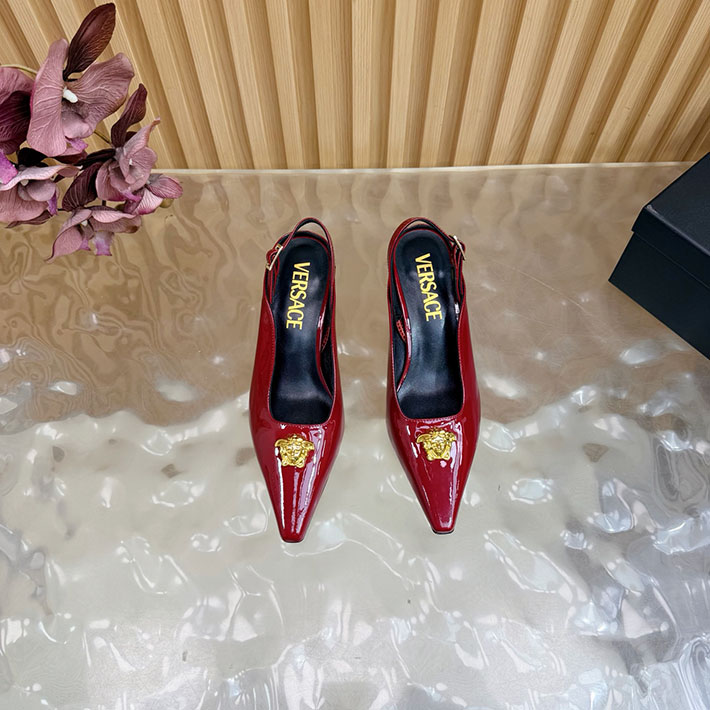 最高級ヴェルサーチェスーパーコピー VERSACE ラ メドゥーサ レザーパンプス 50 mm 2628242 パンプスブランド 30代 - 画像 (5)