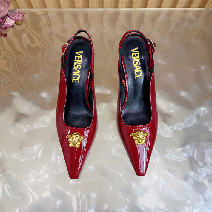 最高級ヴェルサーチェスーパーコピー VERSACE ラ メドゥーサ レザーパンプス 50 mm 2628242 パンプスブランド 30代 - 画像 (4)