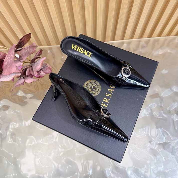 最高級ヴェルサーチェスーパーコピー VERSACE ジャンニリボン 50mm スリングバック パンプス 2628245 靴 可愛い ブランド 20代 - 画像 (7)